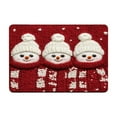 thumbnail image 2 of Tapetes de poliéster para decoración navideña, tapete de baño de diatomeas de Papá Noel de imitación de punto, tapete decorativo para entrada, tapete navideño para decoración de Halloween, decoración, 2 of 6