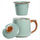 thumbnail image 1 of Tazas de Té de Cerámica, de Té con Infusor y Tapa, con Filtros Brillantes y Coloridos para Preparar Té, Café y Otras Bebidas., 1 of 6