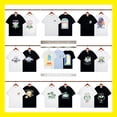 thumbnail image 2 of Casablanca 23 Primavera y novedad de verano estilo Fantasy Gate Starry Sky Castle casa letra logo camiseta de manga corta para parejas8079 blanco, 2 of 4
