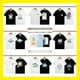 thumbnail image 2 of Casablanca 23 Primavera y novedad de verano estilo Fantasy Gate Starry Sky Castle casa letra logo camiseta de manga corta para parejasD370 negro, 2 of 4