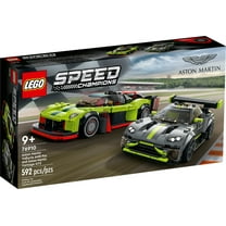 LEGO Speed Champions Aston Martin Valkyrie AMR Pro & Vantage GT3 2 Collectible Model 76910 - Race Car and Toy Set, Includes 2 Driver Minifigures, Great Gift for Boys, Girls, and Teens Ages 9