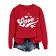 thumbnail image 5 of Clothing! Yajing Crewneck Sweatshirts Women Sweatshirt for Women Women's Casual Autumn Hoodless Fashion Printed Sweatshirt M Pink, 5 of 5