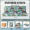 thumbnail image 6 of SDJPOI Outdoor Swing Cushions, Porch Swing Cushions 2-3 Seater Replacement with Backrest, Waterproof Thicken 4" Bench Cushion with Ties for Patio Porch Lawn and Garden, 6 of 8