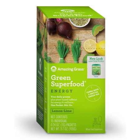 packets superfood lime lemon powder grass energy amazing