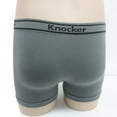thumbnail image 2 of 3pk Mens Seamless Athletic Compression Boxer Briefs Microfiber Underwear Knocker, 2 of 5