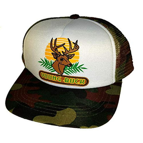 Toddler Kid's Young Buck Mesh Trucker Hat Cap Camouflage Camo