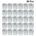 thumbnail image 3 of KAKOWELY 80 servilletas de cristal con 8 filas de diamantes de imitación para bodas, decorativas y elegantes, para fiestas, festivales y celebraciones (plateadas)., 3 of 4