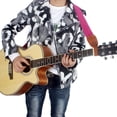 thumbnail image 1 of SASABAXI Sangle de Tête de Guitare Café 1ensemble pour Pratique et Performance de Guitare Acoustique, 1 of 5