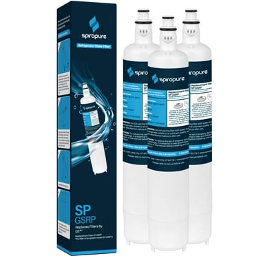SpiroPure Refrigerator Water Filter Replacement for GE PWF, WSG-4, DWF-36, RWF1063, RWF3600A, R-3600, EP-RPWF, R3600, MPF15350, WD-RPWF, EFF-6019A, PG-RPWF, OPFG3-RF300, BCF77 (3 Pack)