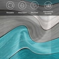 thumbnail image 6 of Cloth Napkins Set of 6 - 20x20 Inches, Turquoise Wood Grain Washable Reusable Table Napkins, Country Retro Wooden Plank Gray Soft & Absortbent Dining Napkin for Party Wedding Hotel Restaurant, 6 of 8