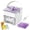 Purple, variant on Cube Ice Maker With Easy Press Lid, 2026 Upgrade Double-Deck Portable Ice Cube Tray, Silicone Ice Cube Mold Maker Container Box for DIY Whiskey Cocktail Coffee Beverages (White, 50 cube)