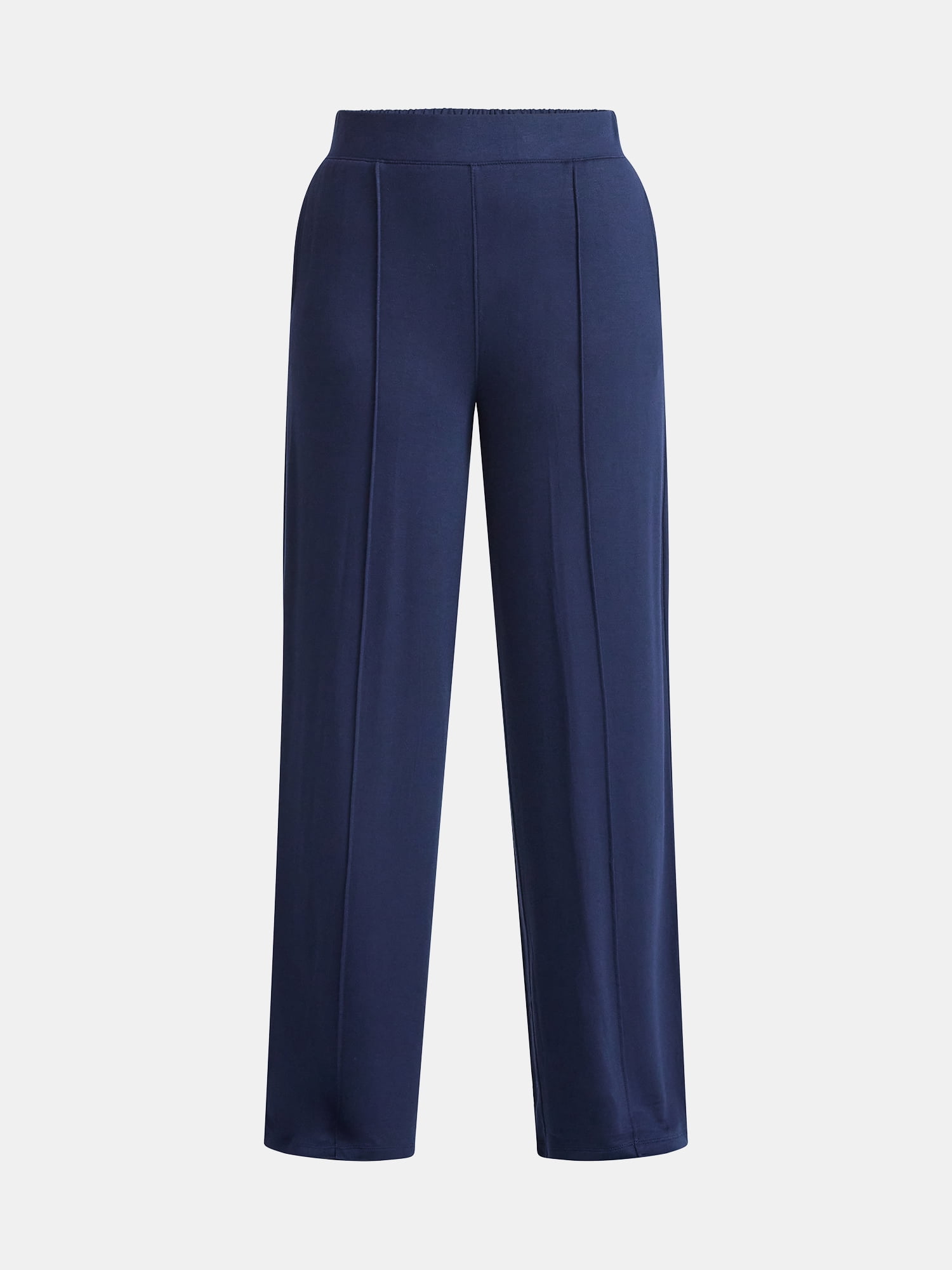 Time and Tru Women's Wide Leg Knit Pant, Sizes XS-XXXL