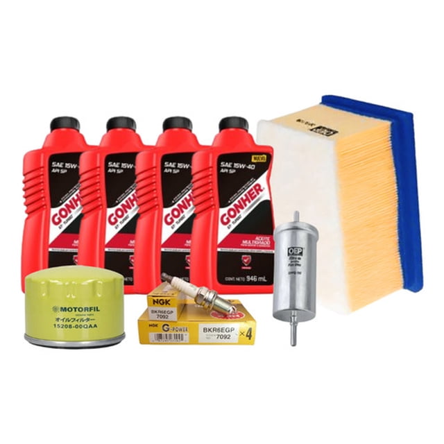 Kit De Afinacion Platina 2002 Al 2010 1.6 L Gonher 15w40