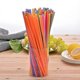 thumbnail image 3 of 100pcs Colorful Flexible Plastic Straws, Bpa-free Disposable Bendy Straws, 3 of 5