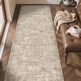 thumbnail image 2 of KUETH 2x7 Vintage Runner Rug Machine Washable, Kitchen Runner Rug for Floor and Hallway, Non Slip Flat Pile Area Rug with Rubber Backing for Entryway Bathroom Bedroom Laundry, 2 of 11