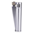 thumbnail image 1 of XYCCA Portable Windproof Slim Refillable Cigarette Lighter Wheel Flint Lighter (Matt Sliver)-0819, 1 of 5