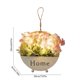 thumbnail image 3 of CaiYueKe LED Flower Wall Decor with Lights, Artificial Hanging Planter Home Sign, Metal Wall Art for Living Room Bedroom Kitchen Bathroom Indoor Outdoor, 3 of 7