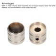 thumbnail image 4 of Uxcell Dome Knobs Guitar Knob 6mm Abalone Top Silver Metal Volume Tone Control with Inner Hexagon Spanner 2 Pack, 4 of 6