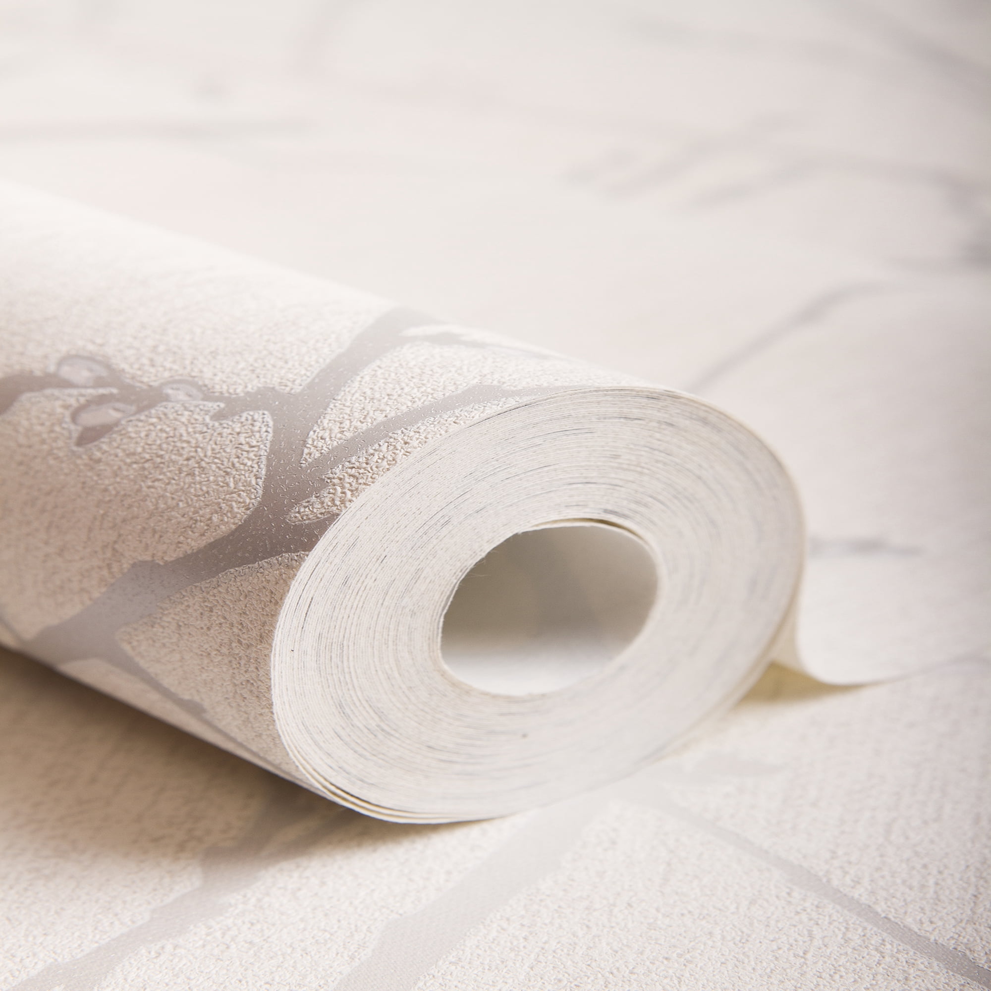 Innocence White Mica Wallpaper