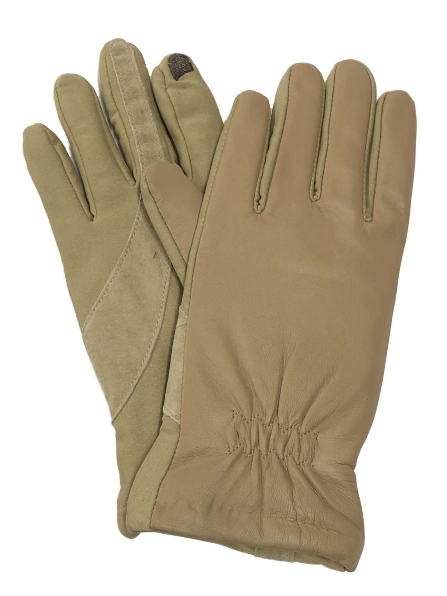 womens leather tech touch gloves