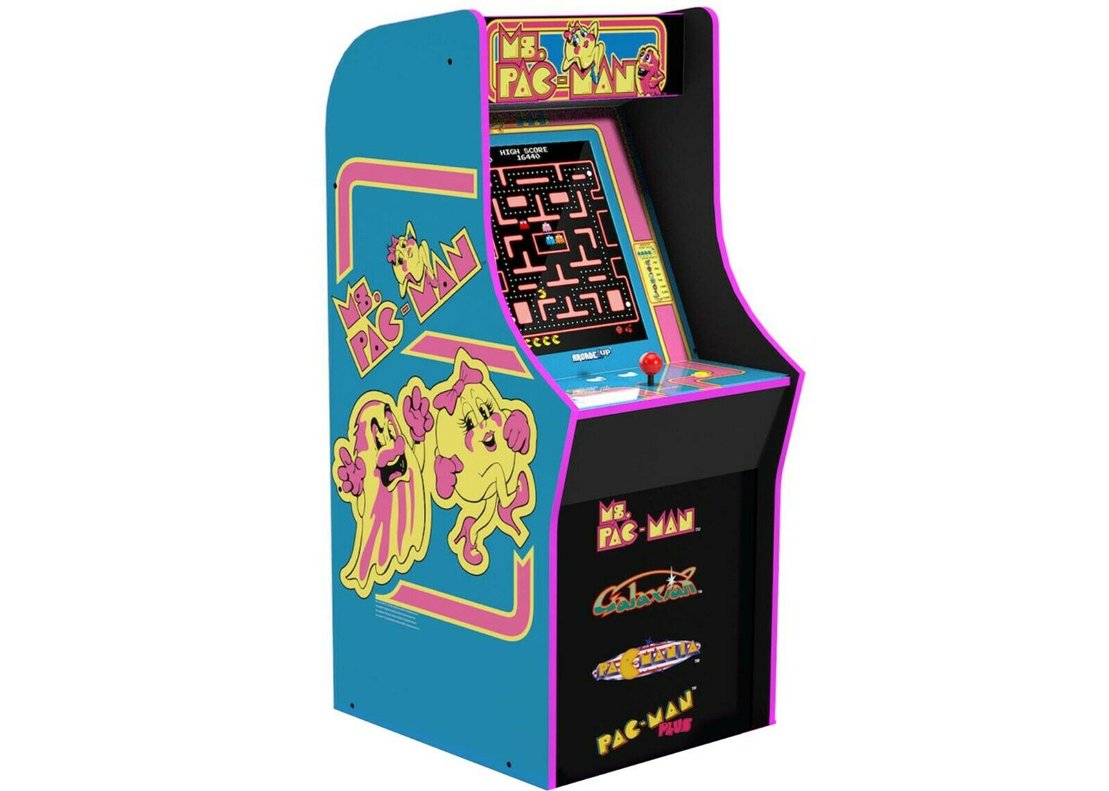 Arcade1Up, Ms. Pacman Arcade Machine with Riser - image 5 of 6