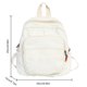 thumbnail image 2 of Mochila de campus para mujer, mochila sencilla de gran capacidad, bolso diario de lona para mujer, 2 of 9