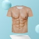thumbnail image 5 of Graphic Muscle T Shirt, 3D Body Pattern Print Disfraces Digital Impreso Unisex Humor para Hombres Mujeres Casual Navidad , 4XL Yinane camisas para hombre, 5 of 8