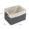 thumbnail image 2 of Bangcool Bac de Rangement Pliable Organisateur de Placard à Main Panier de Rangement avec Poignées, 2 of 10