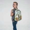 thumbnail image 6 of Honeii Watercolor African Animals Wildlife Print Lightweight Backpacks,Carry on Backpack,Durable Backpack for School, Work & Travel, 6 of 7