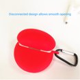 thumbnail image 4 of Funda de silicona para auriculares funda protectora chaqueta protectora almacenamiento inalámbrico de auriculares BT, 4 of 8