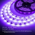 thumbnail image 3 of Lapalife LED Black Light Strip Kit, 40Ft/12M 12V Flexible UV Black Light Fixture for Bedroom, Party Wedding, Halloween, 3 of 6