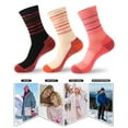thumbnail image 5 of Behome 5 Pairs Woman Winter Socks, Thick Warm Walking Hiking Socks for Ladies, Thermal Thick Wool Socks for Woman, 5 of 6