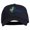 Navy, variant on USA State Utah Flower Sego Lily Embroidery Organic Cotton Cap - Red OSFM
