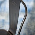 thumbnail image 3 of Manor Park Metal Café Bistro Chair - Multiple Finishes, 3 of 8