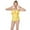 Yellow, variant on uublik Girls Bikini Summer Small Ruffle Color Sling One-piece Swimsuit, Sizes 2M-12
