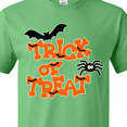 thumbnail image 4 of Inktastic Halloween Trick-or-Treat with Spider and Bats T-Shirt, 4 of 5