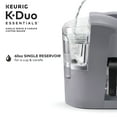 Keurig KDuo Essentials Moonlight Gray SingleServe KCup Coffee Maker