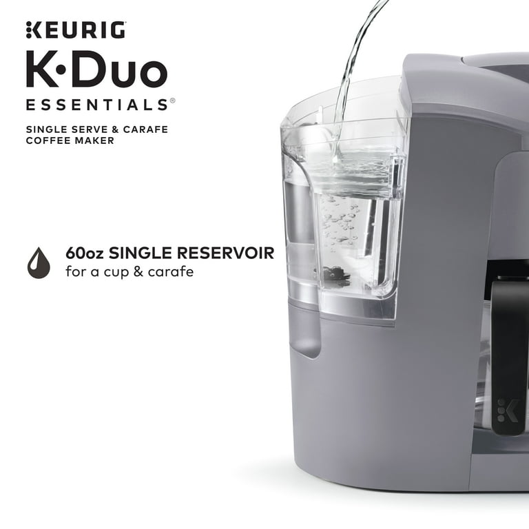 Keurig K-Duo Essentials Single Serve & Carafe Coffee Maker, Moonlight Gray