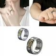 thumbnail image 5 of Feng Shui Pixiu Adjustable Ring Buddhist Mantra Attract Wealth Lucky Open Ring, 5 of 9