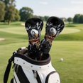 thumbnail image 4 of Uorisanigo 3pcs Golf Club Head Covers American Flag Bald Eagle Headcovers Set Includes Golf Driver Headcover, Fairway Wood Cover, Hybrid Cover, Golfing Accessories for Men Women, 4 of 7