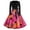 Red #013, variant on Women's Halloween Dress Pumpkin Castle Long Sleeve Cocktail 1950s Vintage Tea Length Dress V Neck Hepburn Fall Funny Dresses with Belt XL