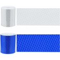 thumbnail image 1 of 2 Rolls Self Adhesive Reflective Tape Clothing Warning Tape Reflective Tape Self Adhesive High Visibility At Night Safety For Cars Trailers Bikes，, 1 of 5