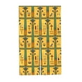 thumbnail image 7 of DouZhe Doorway Drape Split Curtains, Cartoon Ancient Egyptian Symbols Pattern Room Divider Privacy Door Curtains, 34" x 56", 7 of 7