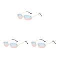 thumbnail image 2 of Baohd High Definition Metal Frame For Women Stylish And -proof Rectangle Women Rustproof Blue Pink 3Set, 2 of 6