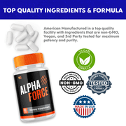 Alpha Force for Men Advanced Formula Supplement 5 Pack