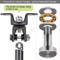 thumbnail image 2 of Kit de Suspension pour Chaise Hamac, Support de Balançoire Robuste avec Ressort, Matériel de Suspension pour Aire de Jeux Intérieure Extérieure pour Hamacs, Chaises Balançoire, Sacs de Frappe et Plus, jusqu'à 600 lbs de Capacité, 2 of 7