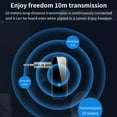thumbnail image 4 of ABS Bluetooth Audio Receiver and Transmitter 2-in-1 for Multiple Devices, Compact and Portable with Long Battery Life, 4 of 7