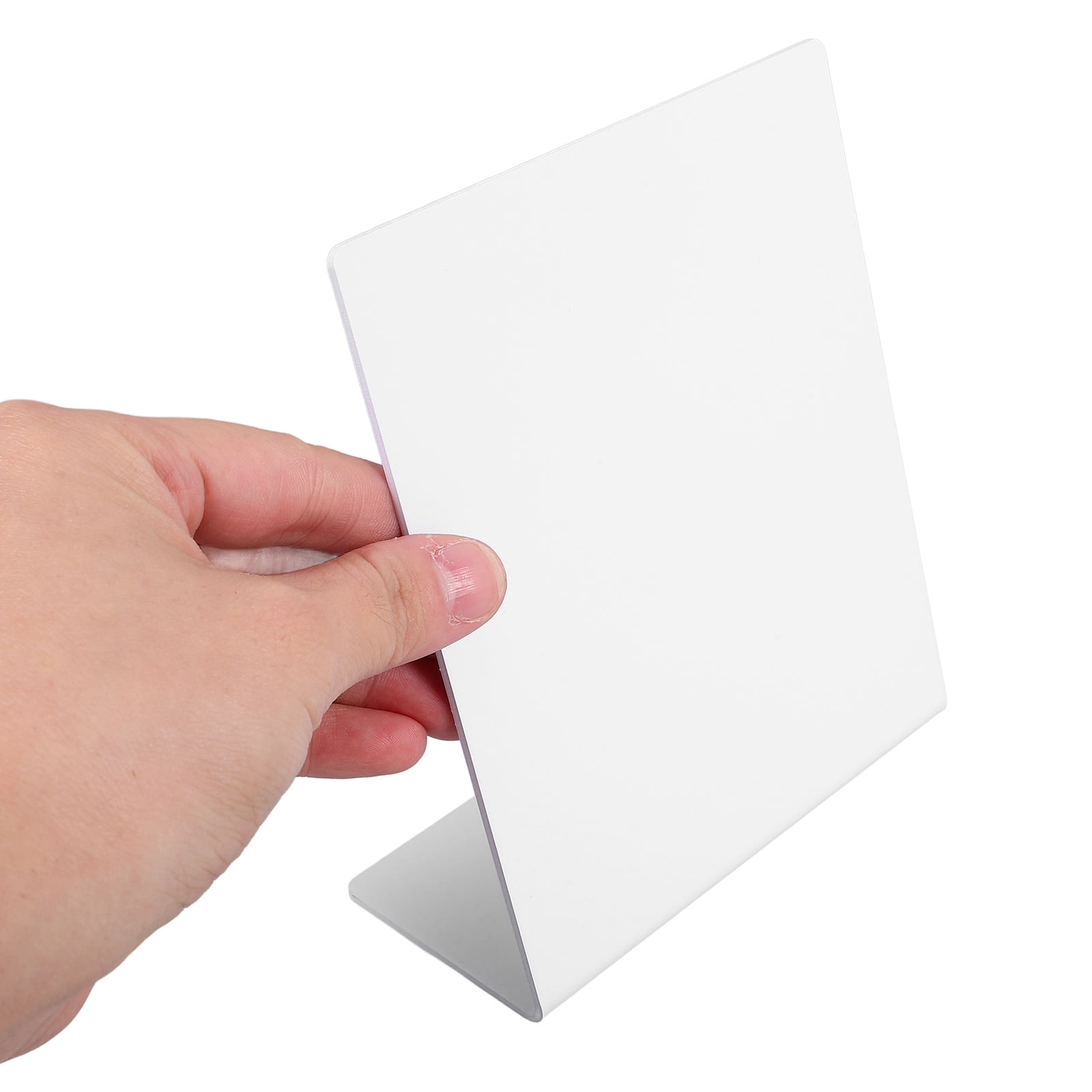 GOOHOCHY WORGEOUS 4pcs Blank Card Display Plastic Stand for Cards Tags Holders