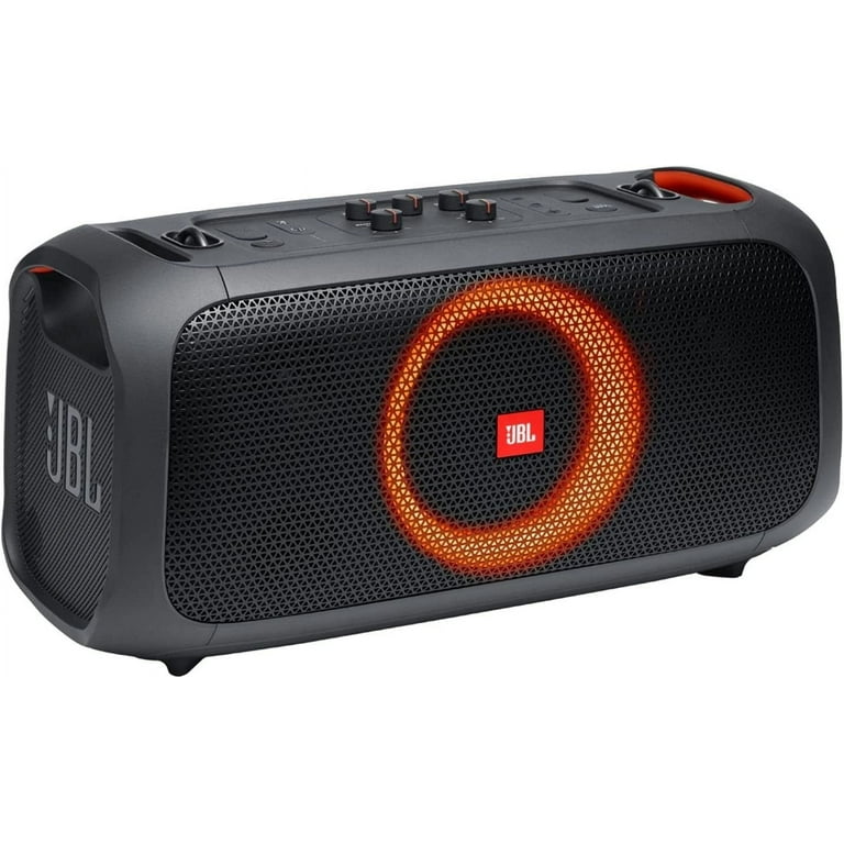 JBL PartyBox On-The-Go Powerful Portable Bluetooth Party Speaker with  Dynamic Light Show, black 