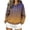 Brown, variant on Hoodies for Women Loose Fitting Printed Long Sleeve Fashionable Casual Hooded Top Cozy Soft Lounge Pullover for Daily Wear